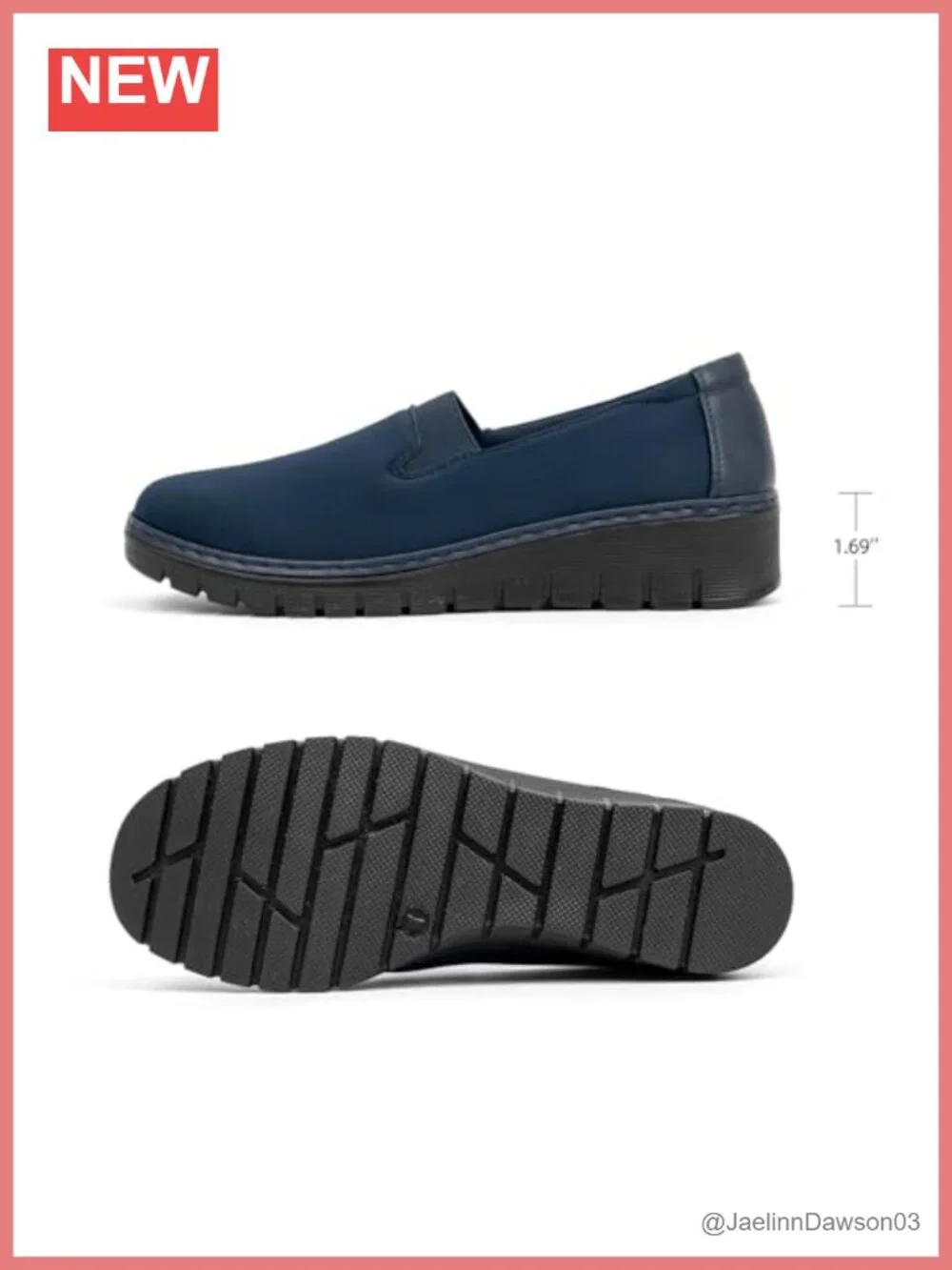 Women's Orthopedic Loafers Comfortable Slip-on Round Toe Arch Support Stretchy